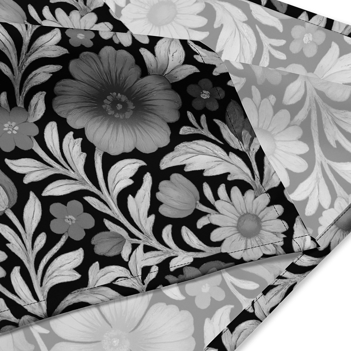 Cottagecore Floral Bandana with Vintage Wildflower Bloomcore Style product image (4)