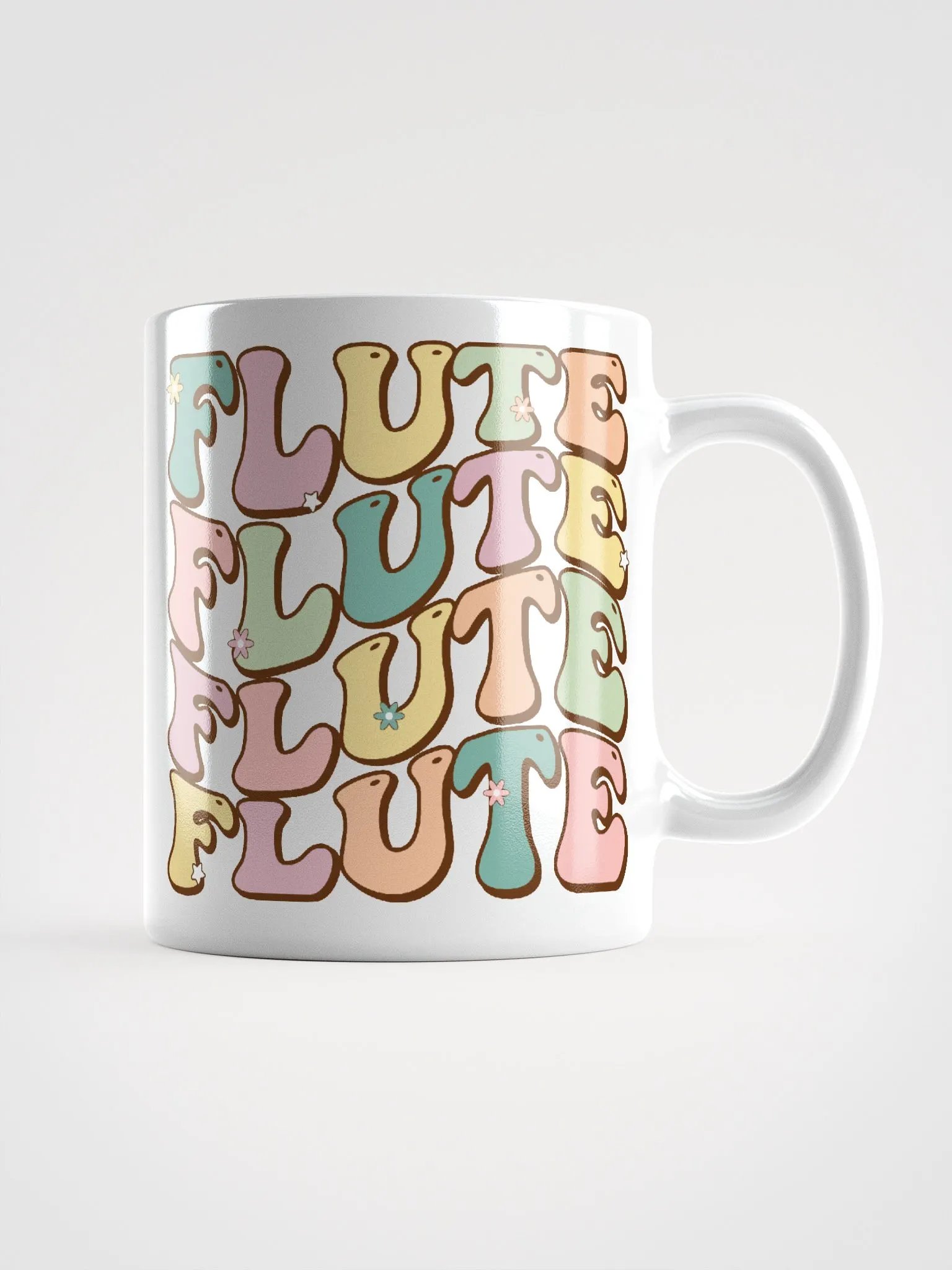Groovy Wavy Flute Mug Pastel 11oz, 15oz (white background) product image (1)