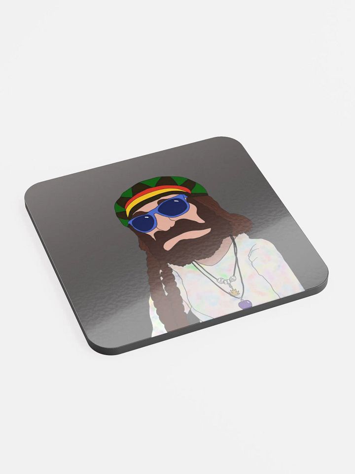 Da Funky Glossed Cork Coaster product image (2)