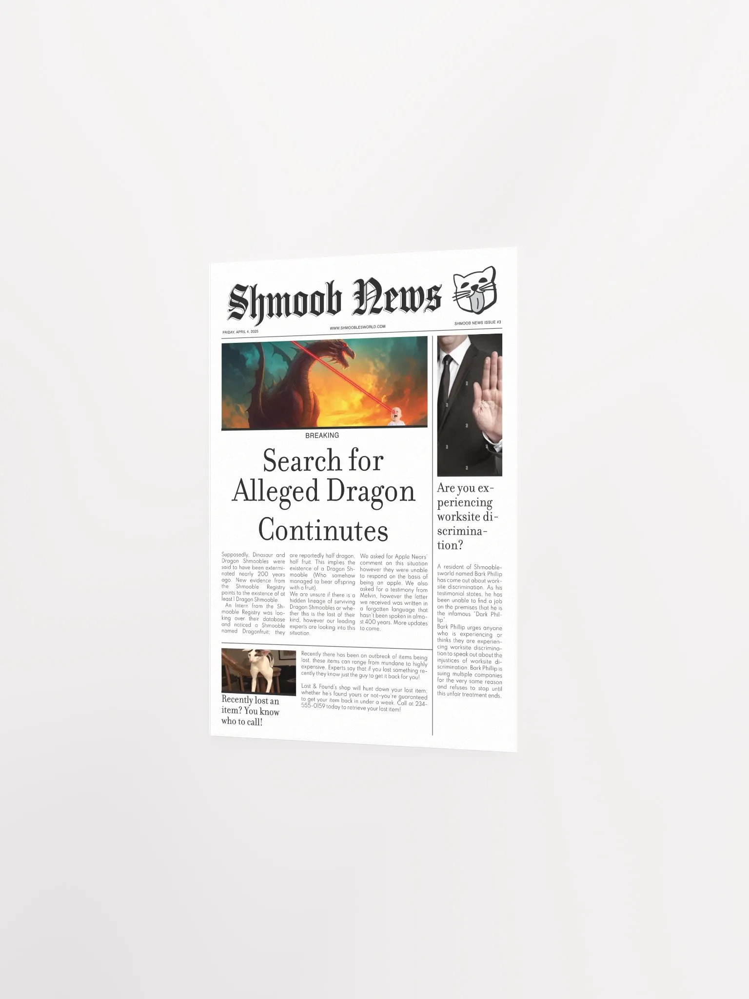 Shmoob News Issue #3 product image (2)