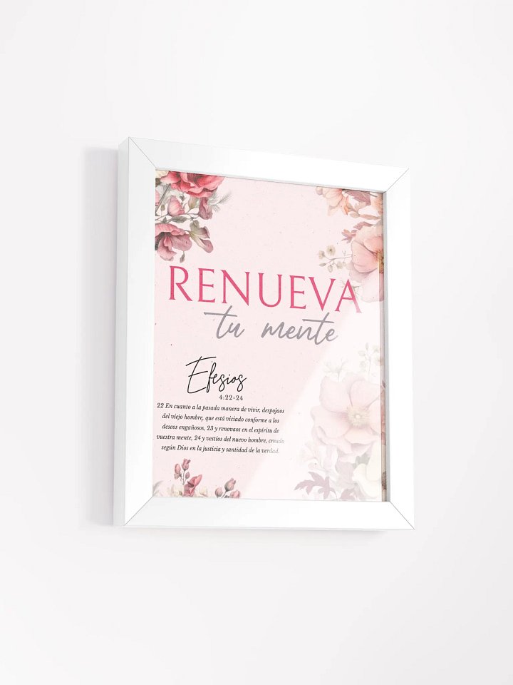 Renew Your Mind Floral Poster product image (30)