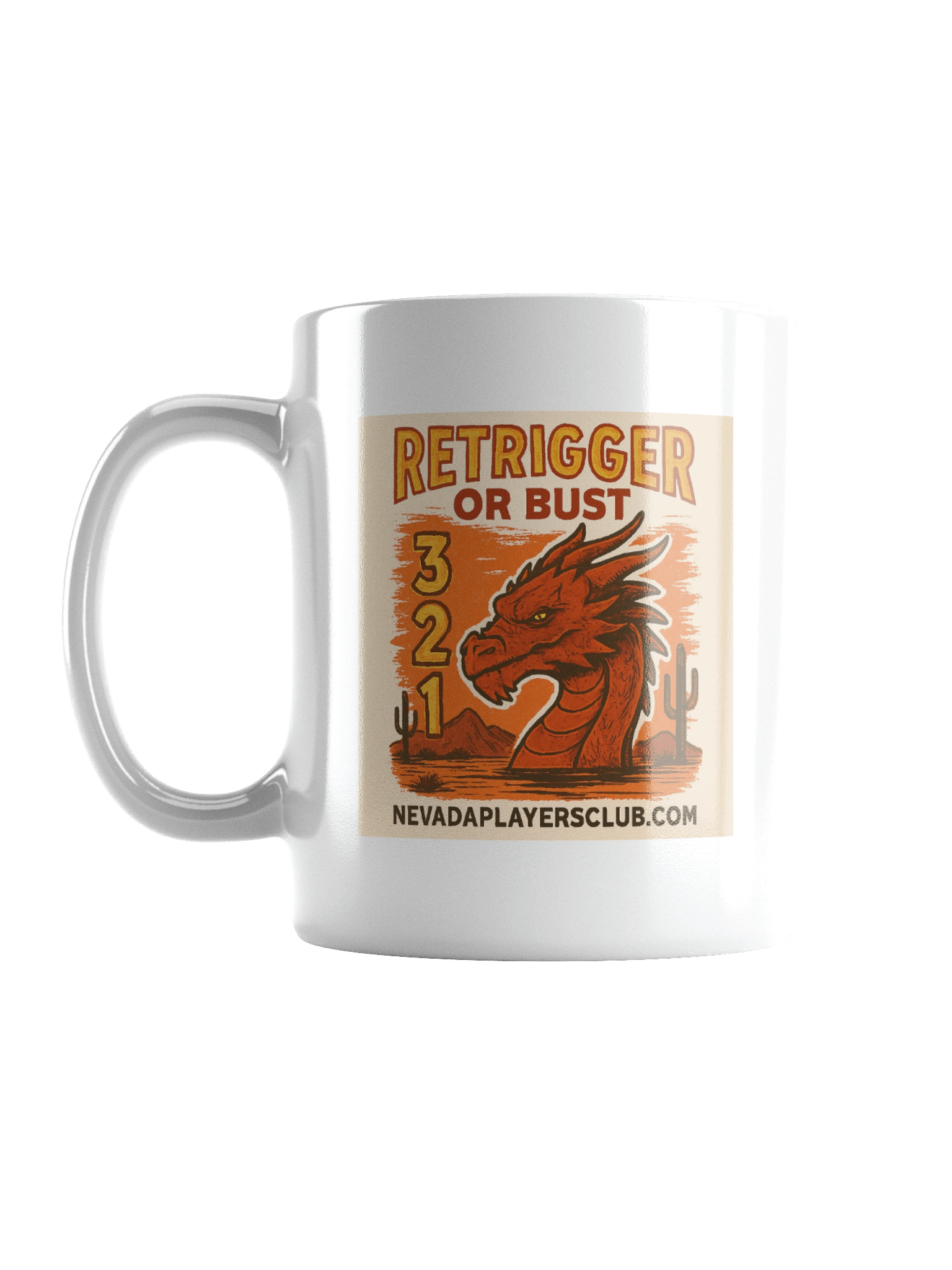 White NVPC Dragon Mug product image (1)