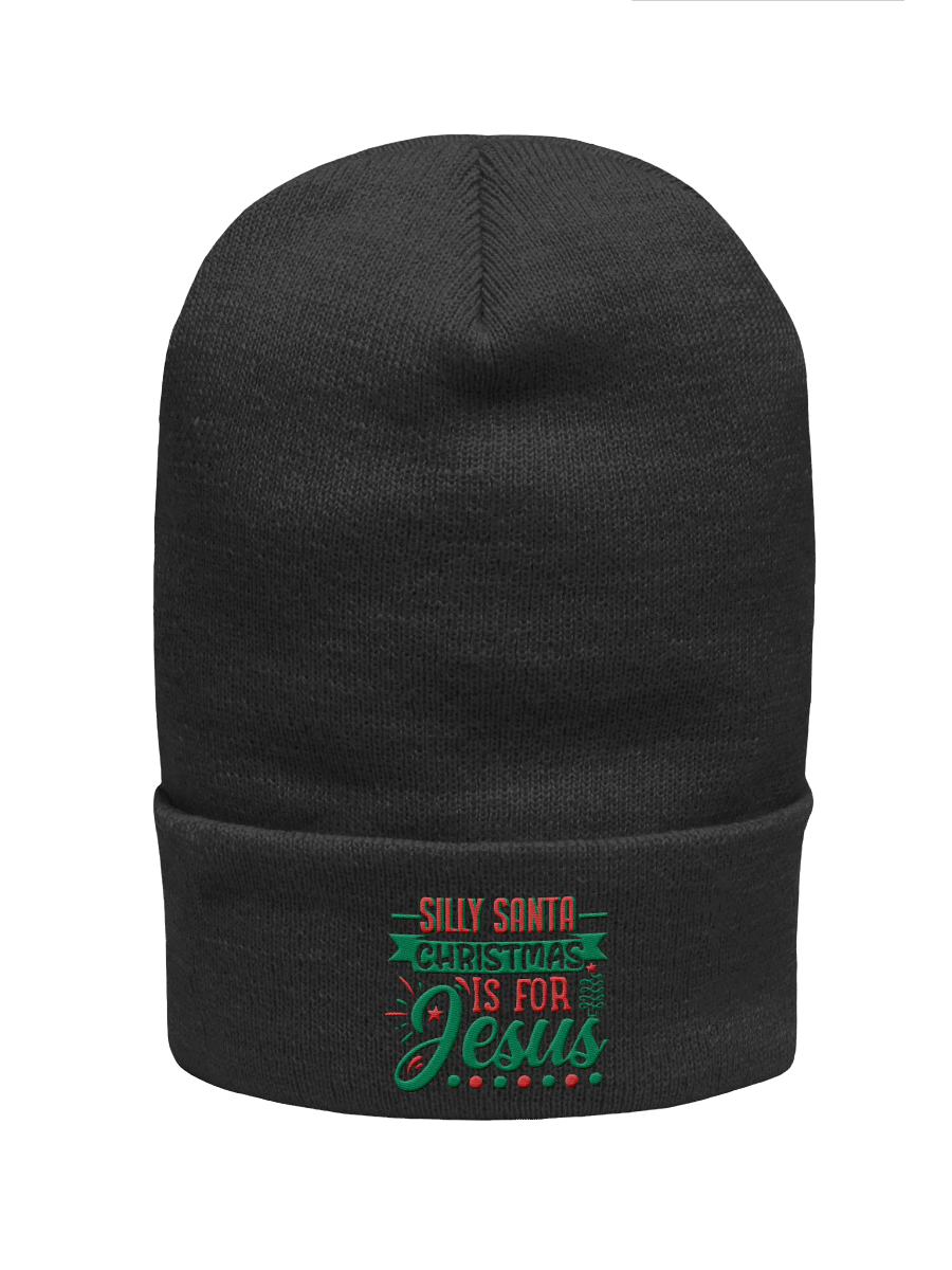 Silly Santa Christmas Beanie product image (1)
