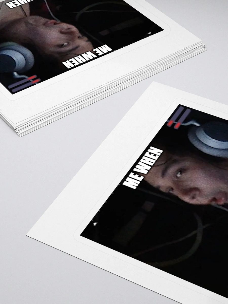 Kha0s goofy ahh face Sticker product image (4)