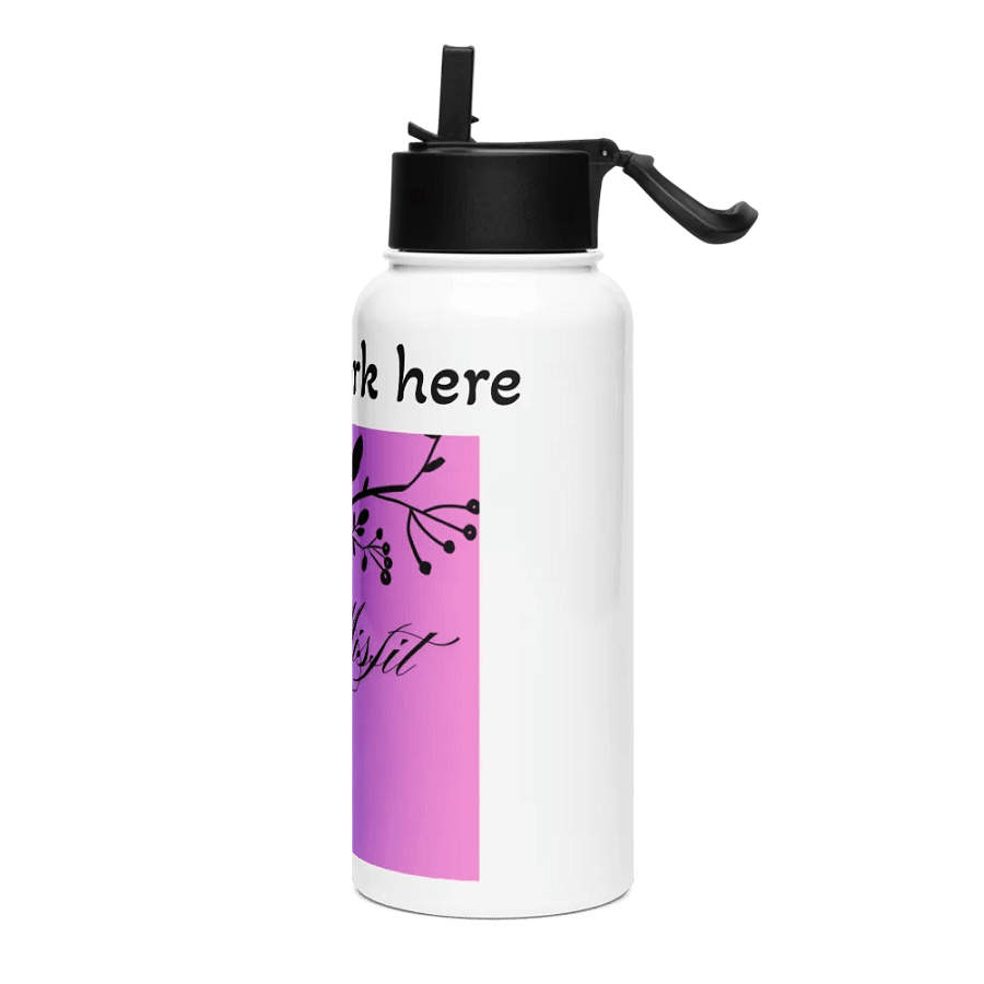 "i just work here" misfit water bottle product image (3)