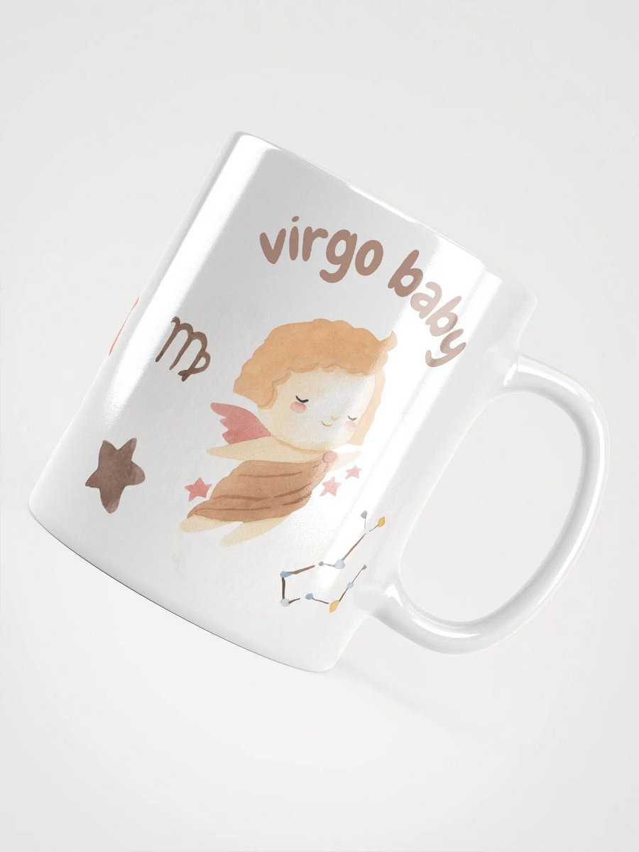 Virgo Baby August 23 – September 22 WHITE GLOSSY MUG Baby Gift, New Baby Gift, Fun Astrology Gift product image (5)