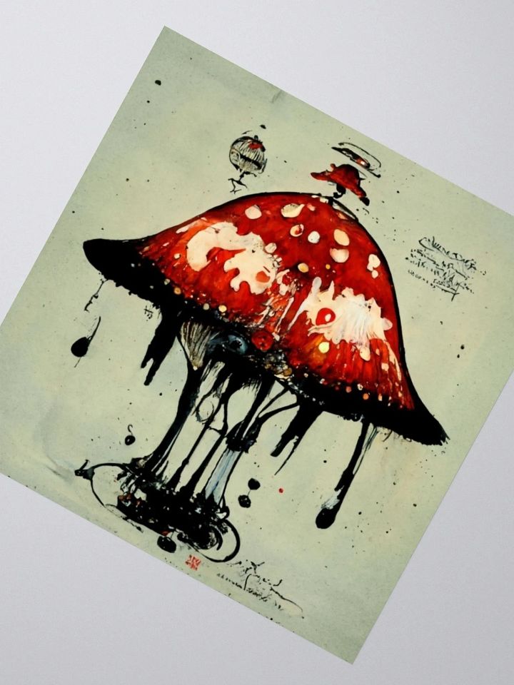 Whimsical Mushroom Kiss Cut Stickers product image (4)