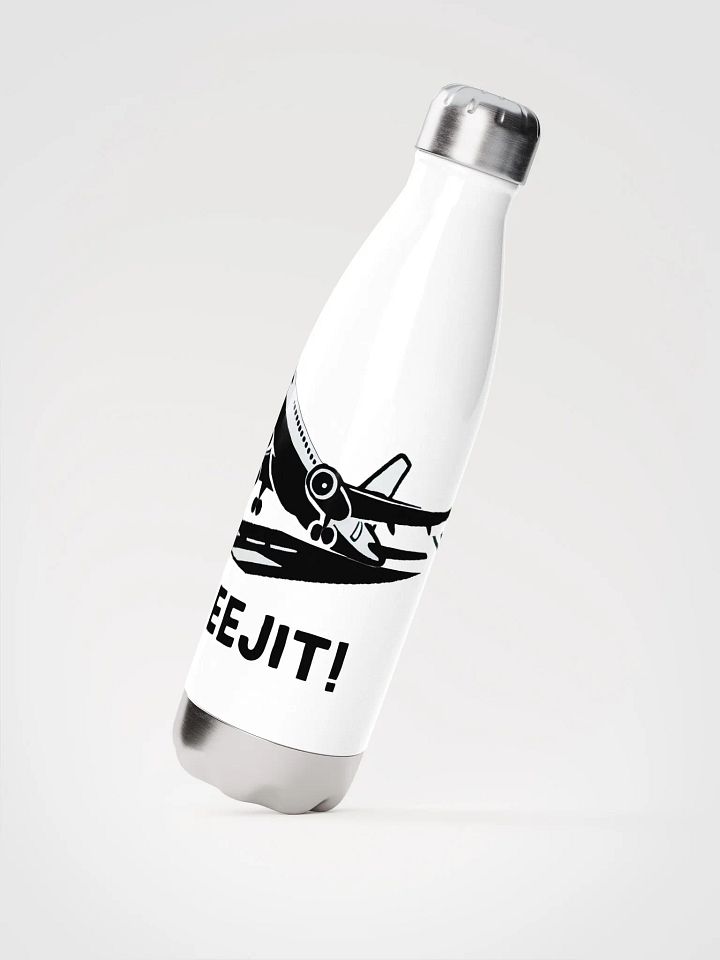 "Eejit!" White Water Bottle product image (2)