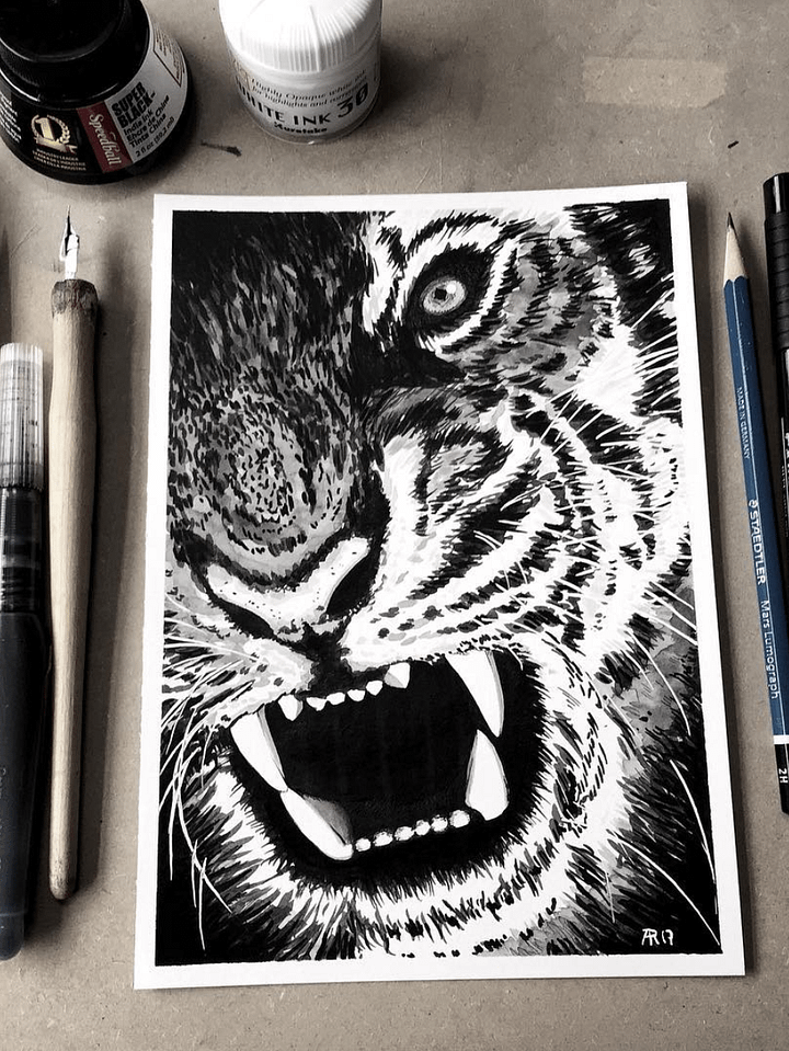 original painting : tiger product image (1)