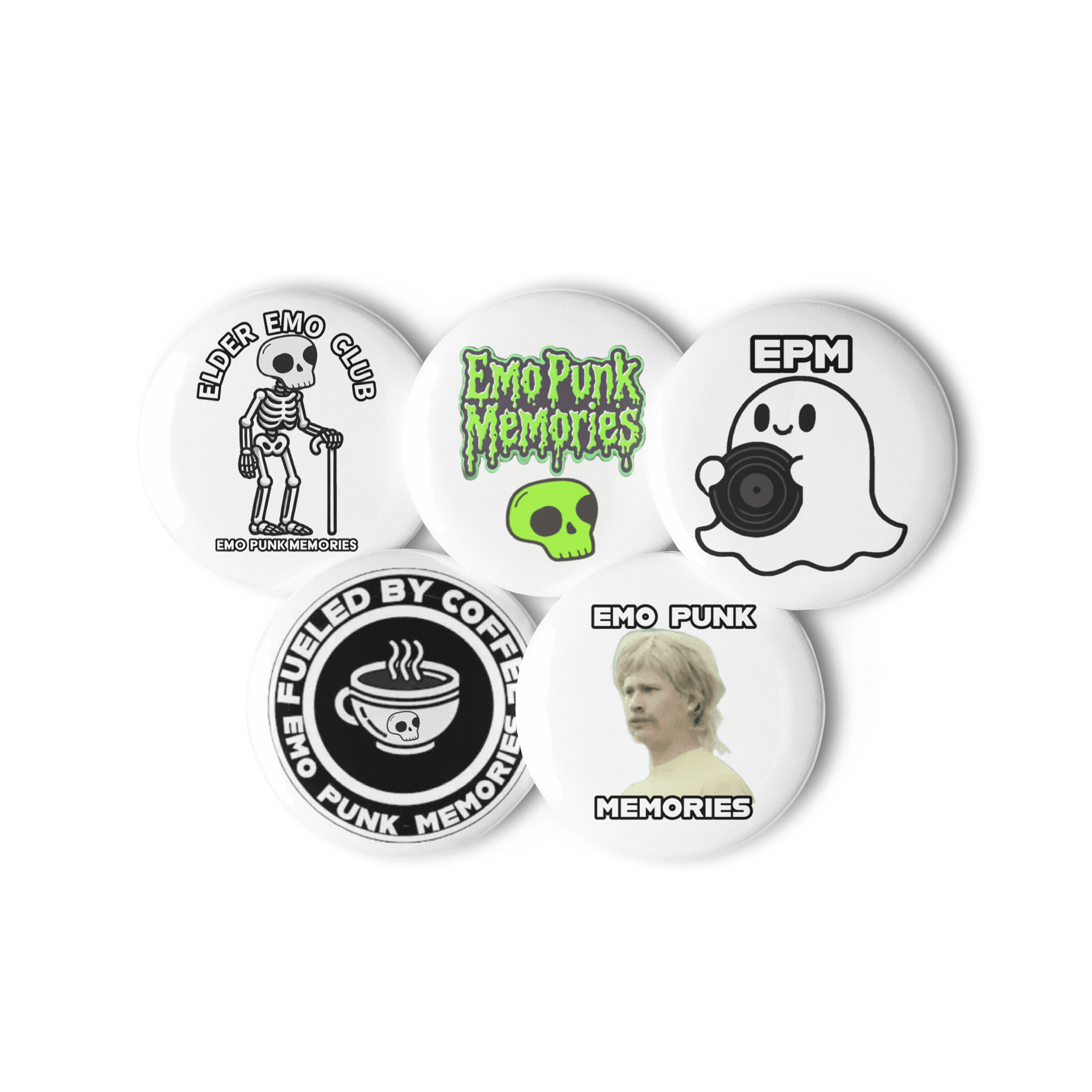 Emo Punk Memories Buttons product image (3)