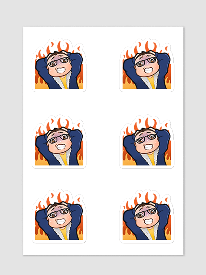 [wildlifesam] Stress sticker set product image (1)