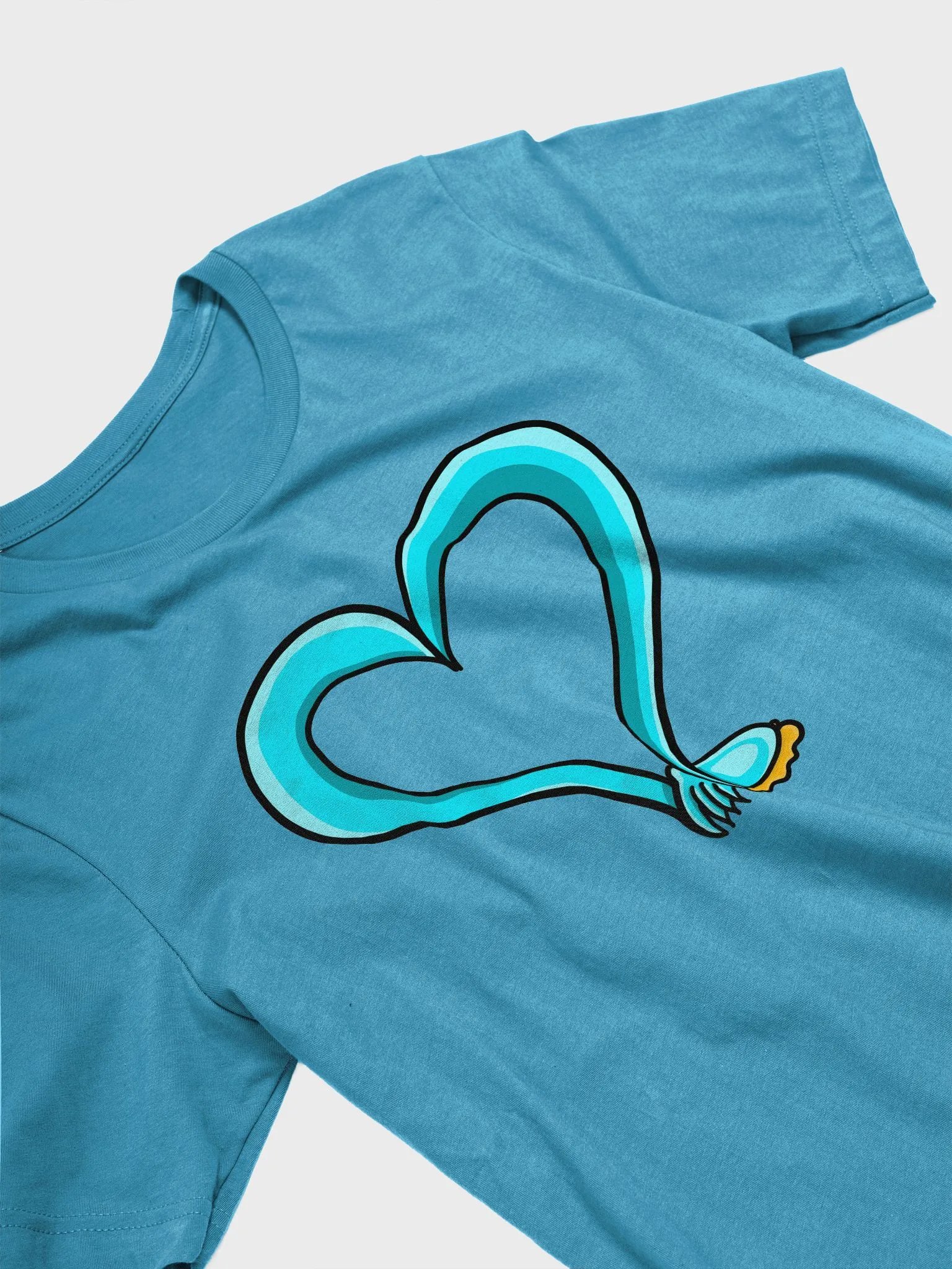 Tentacle Heart - Tee Dtfx (brighter but papery printing) product image (25)