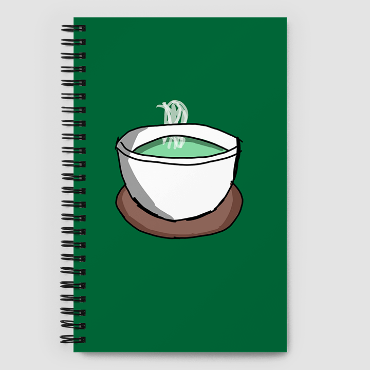 Green Tea Notebook [rosiebee] product image (1)