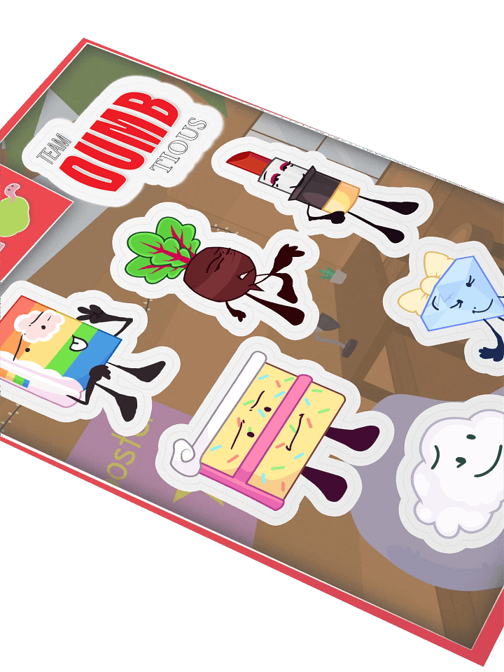 Team Dumbtious Stickers product image (2)