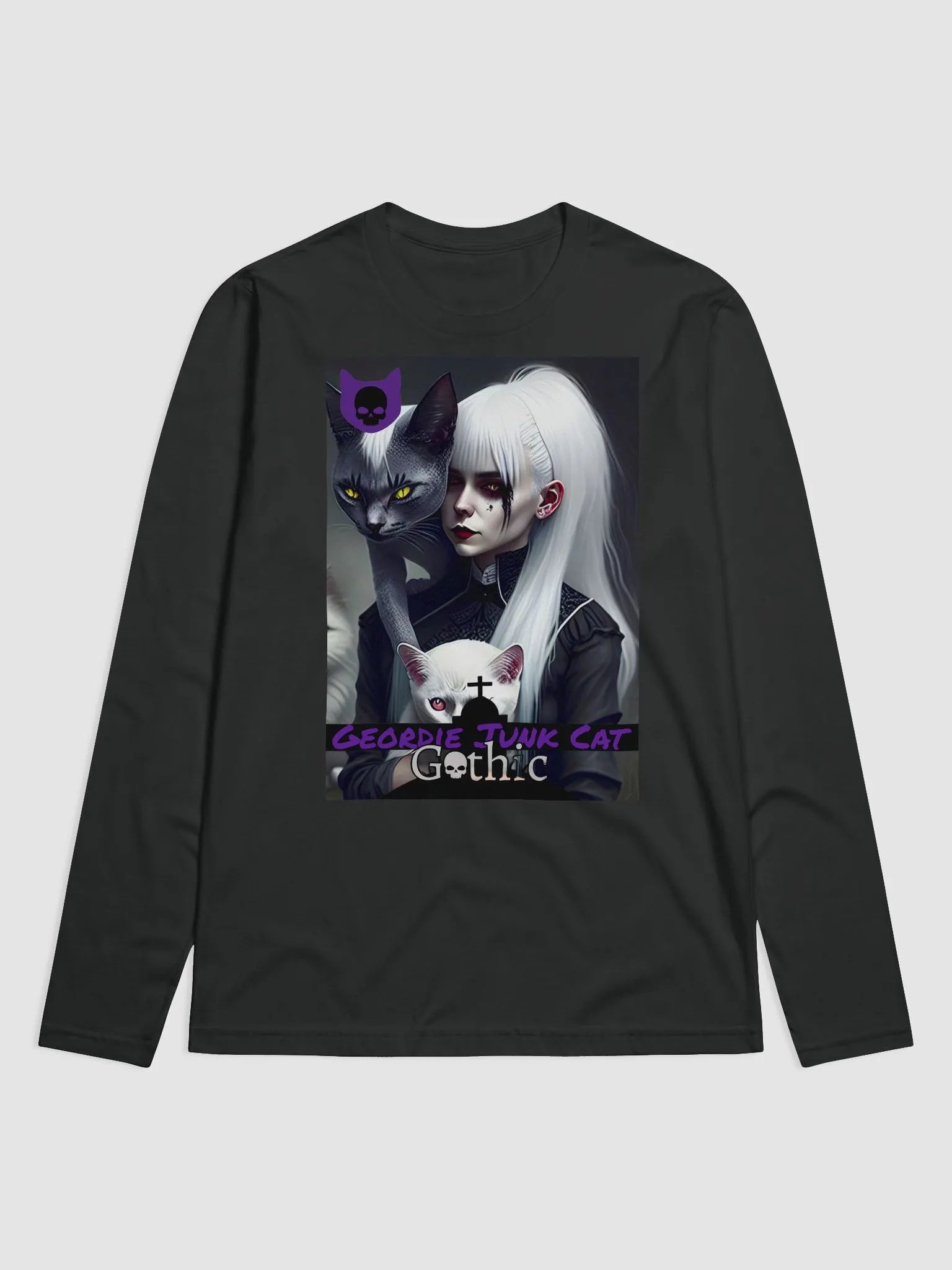 GOTHIC ONE Long Sleeved Tee (US SHIPPING) product image (1)