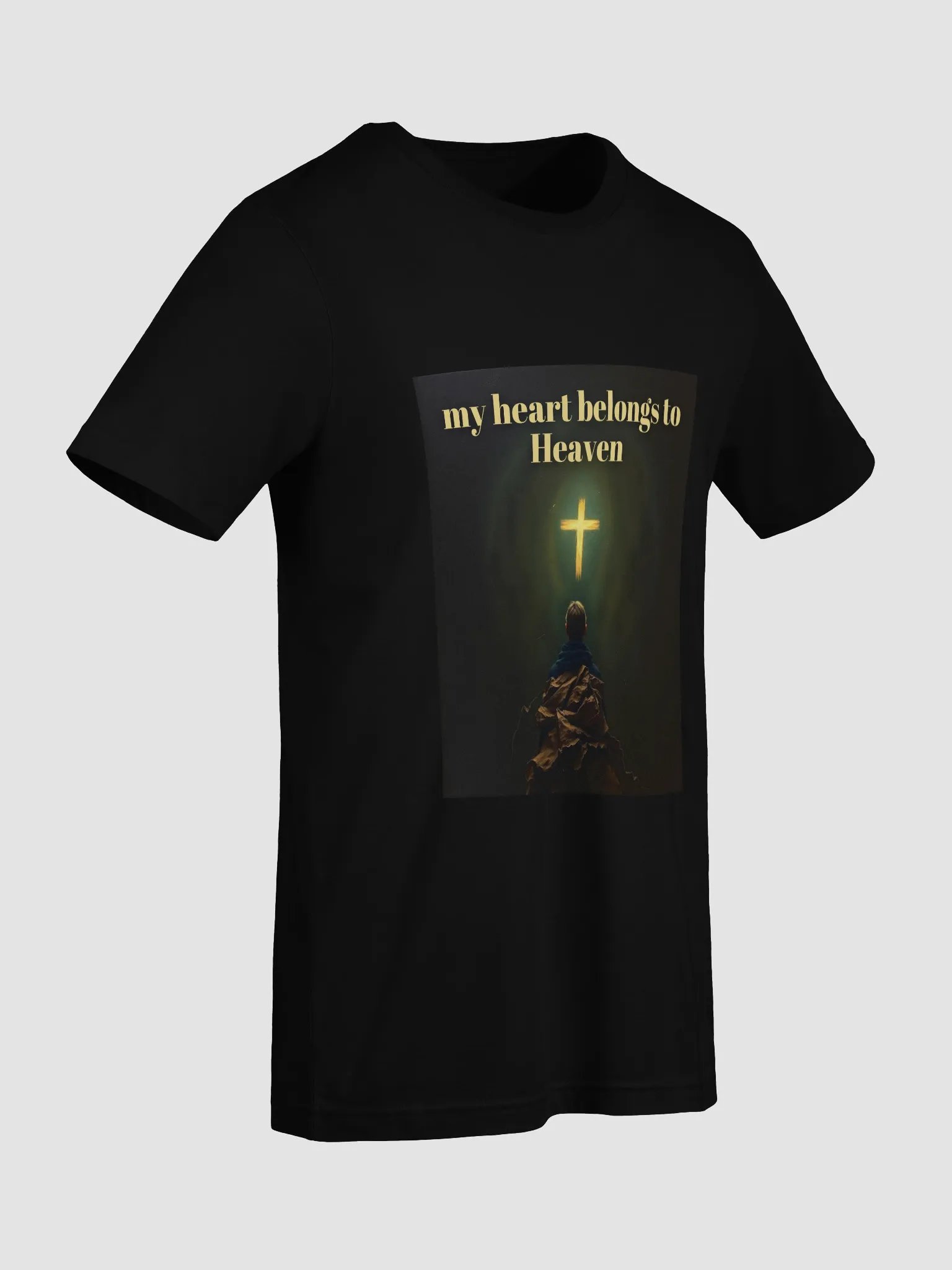 Heavenly Heart Christian T-Shirt – My Heart Belongs to Heaven product image (35)