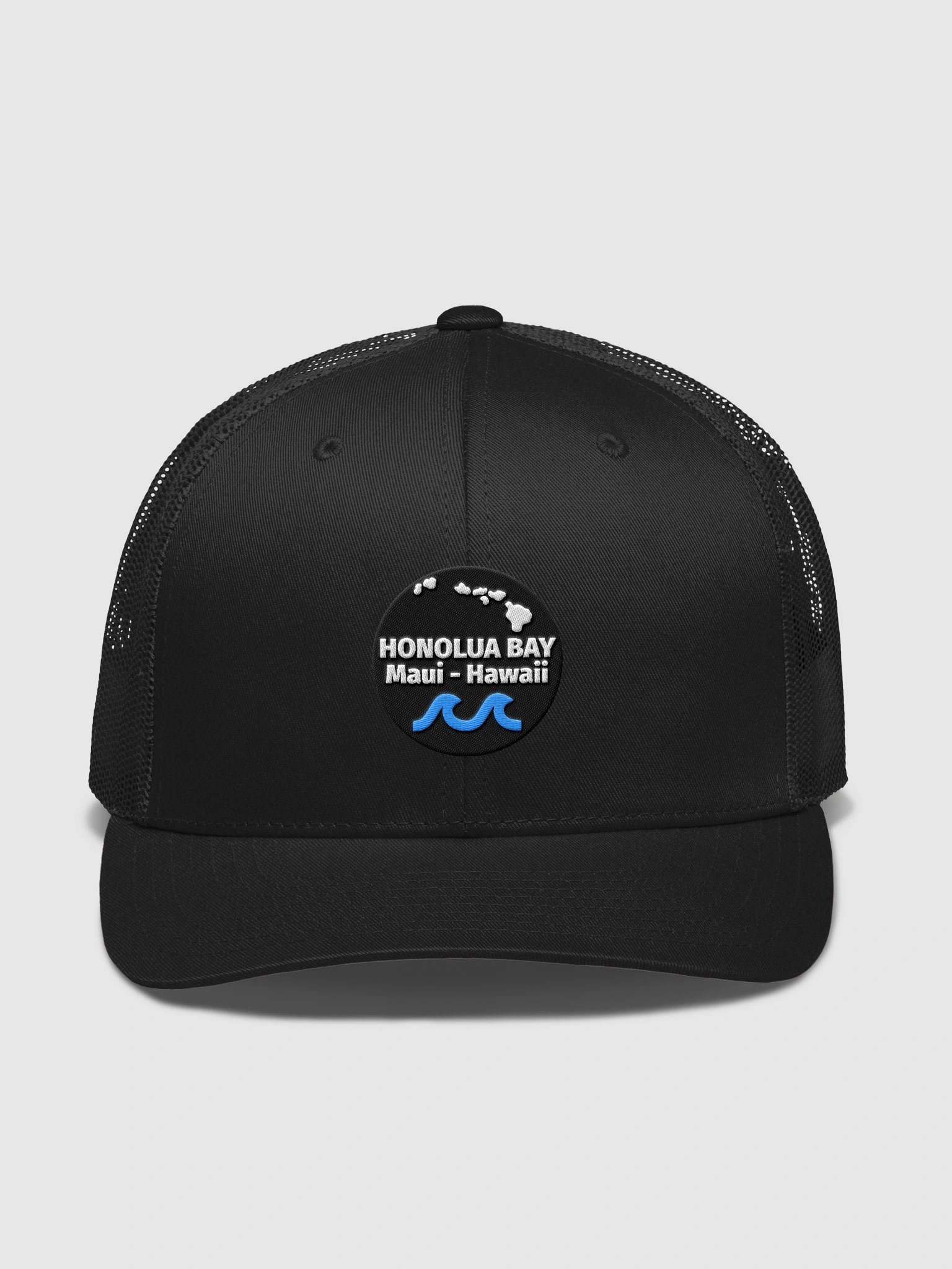 Honolua Bay - Maui, Hawaii - White Logo Trucker Hat product image (2)