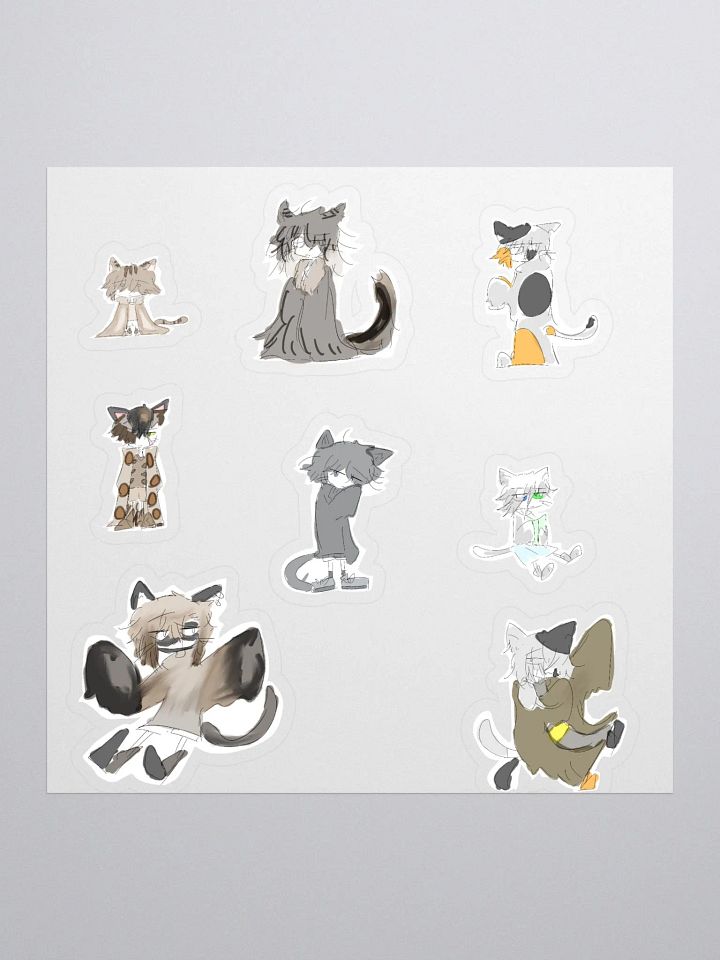 365!! daily character dictionary cat stickers product image (1)