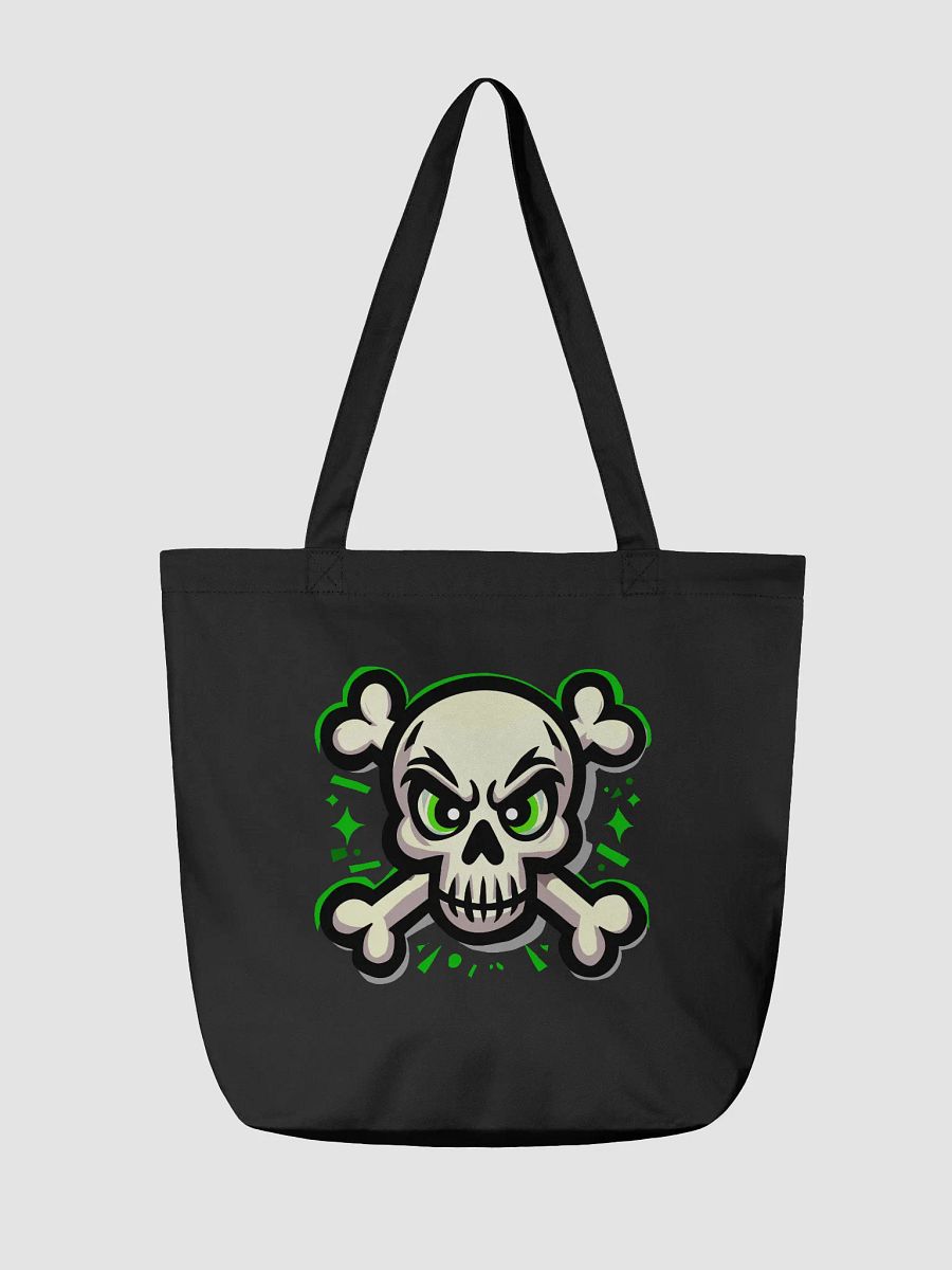 Eco-Friendly Edgy Skull Graphic Tote Bag product image (3)