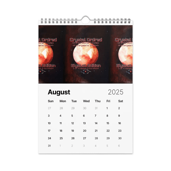 Crystal Ordred Calendar product image (2)
