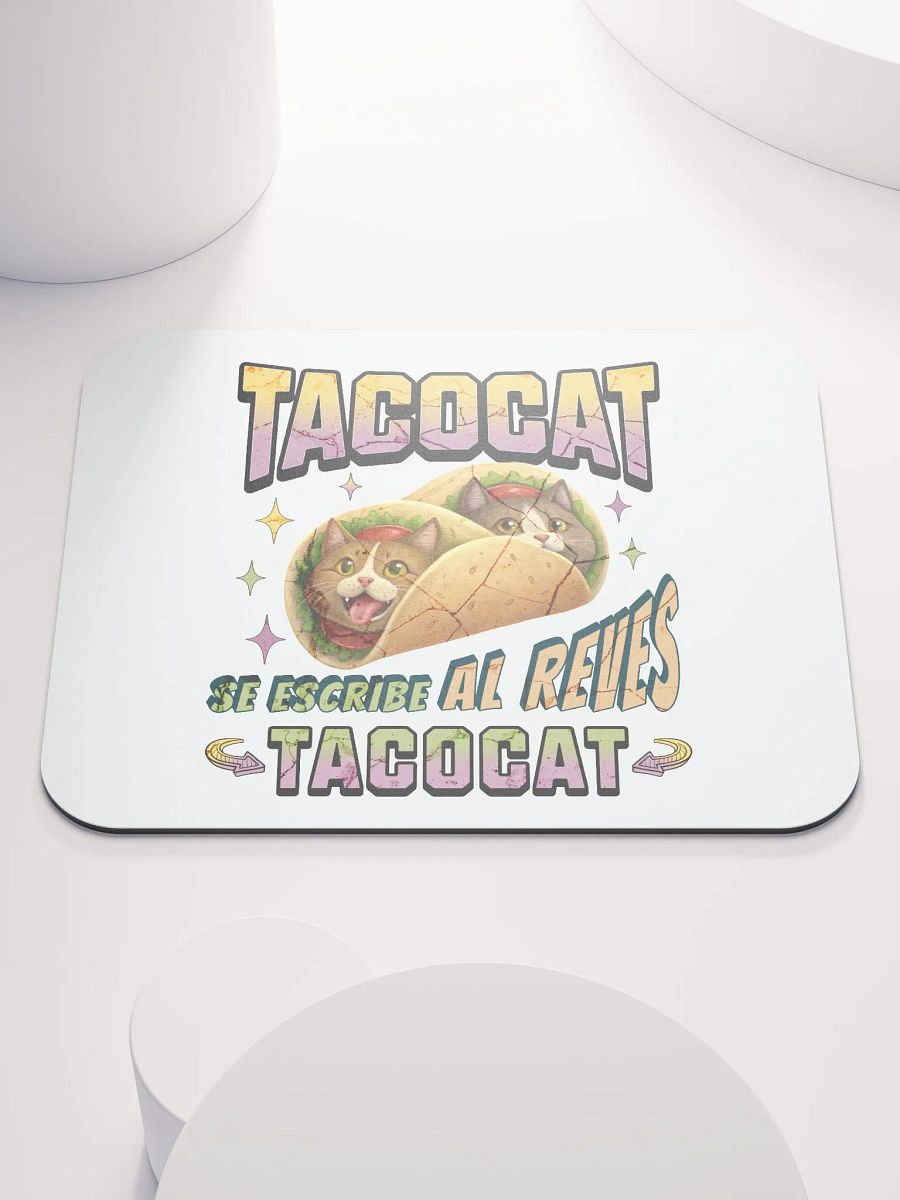 Tacocat Palindrome Mouse Pad product image (1)
