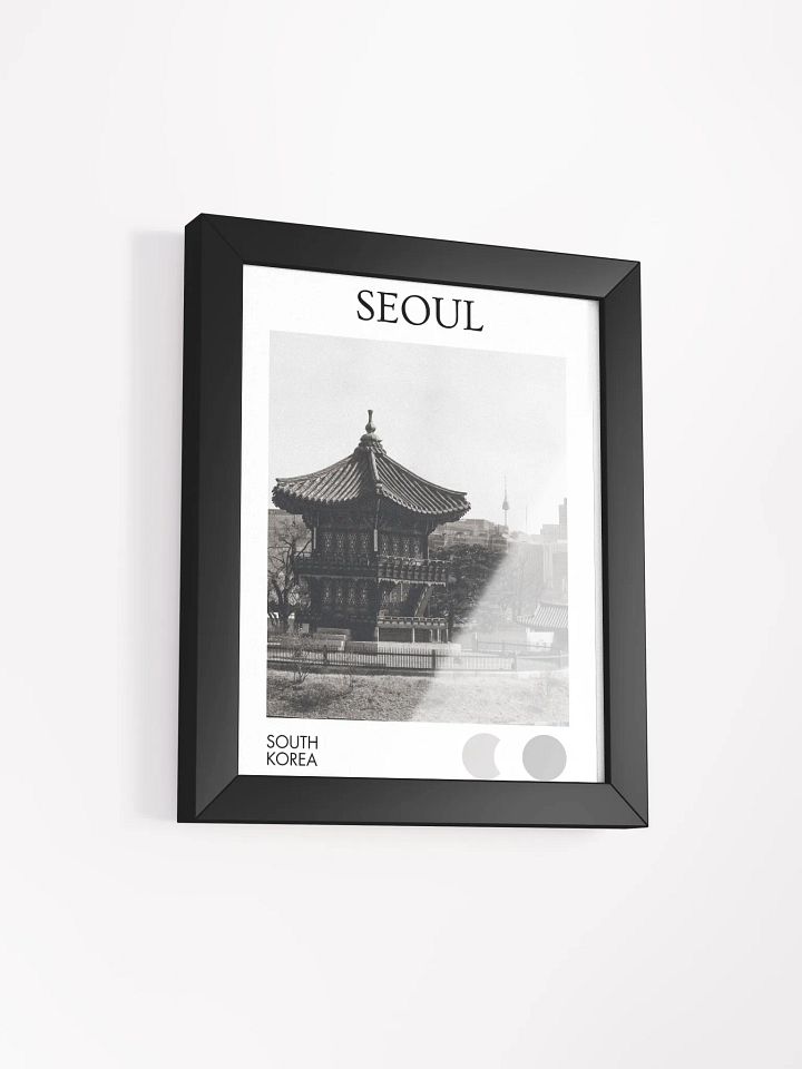 Pavilion of Seoul - Black & White / Framed product image (2)