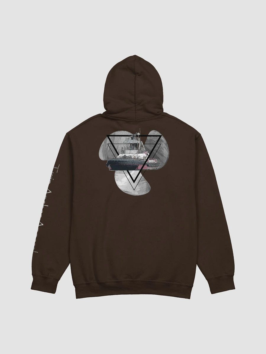 Three blade prop triangle Athena tug Hoodie - sleeve Twin Anchor product image (4)