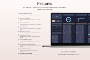 Dark Theme Budget Planner product image (3)