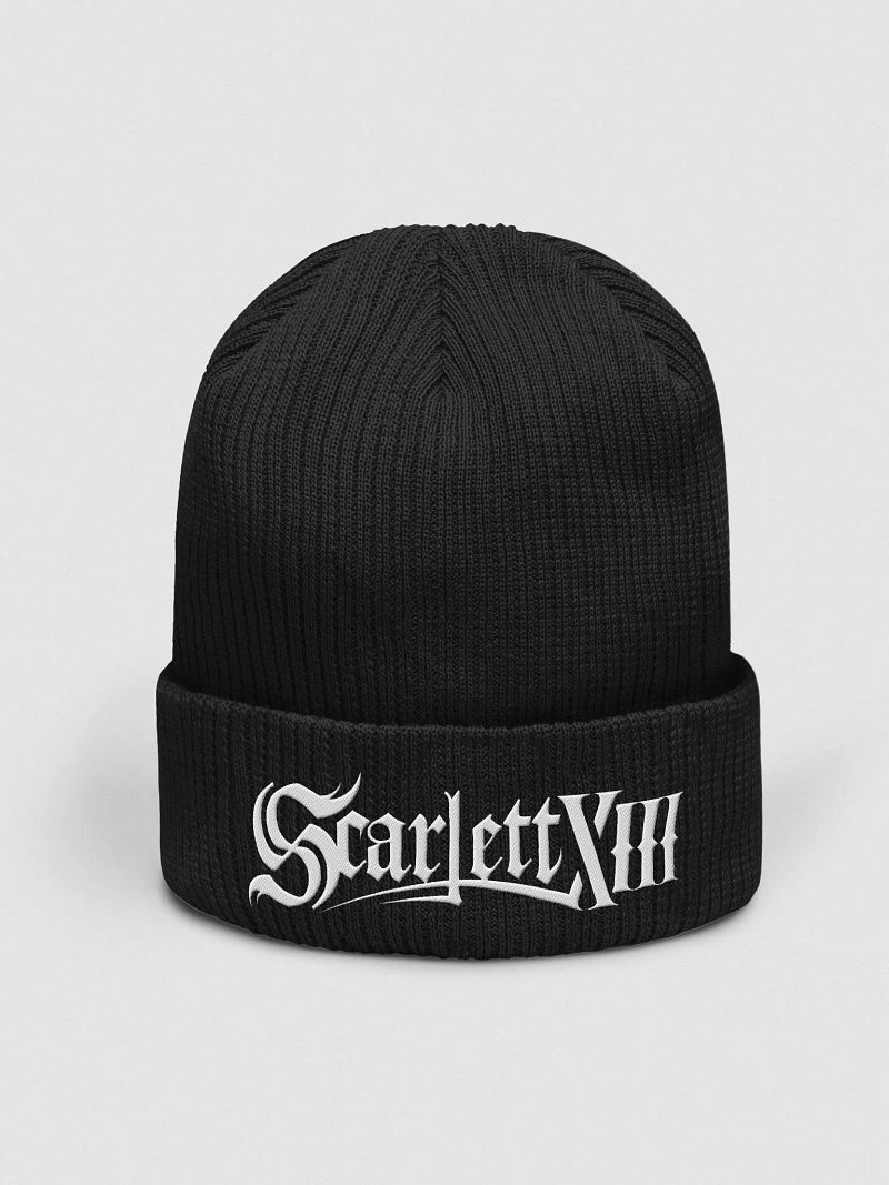 Scarlett XIII - Organic Ribbed Beanie