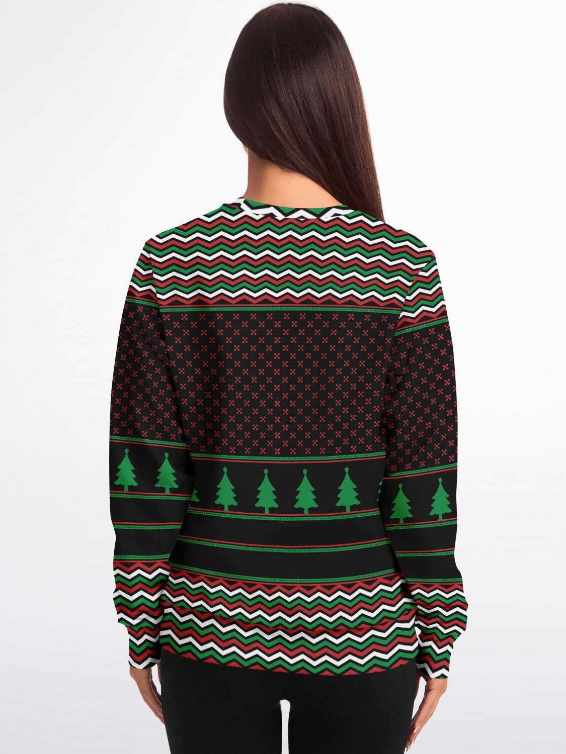 "Gingers Are For Life Not Just For Christmas" Funny Christmas Sweater | Gingerbread Pattern Holiday Sweatshirt | Festive Winter Outfit product image (2)