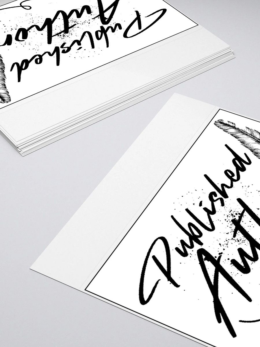 Sticker Published Author product image (4)