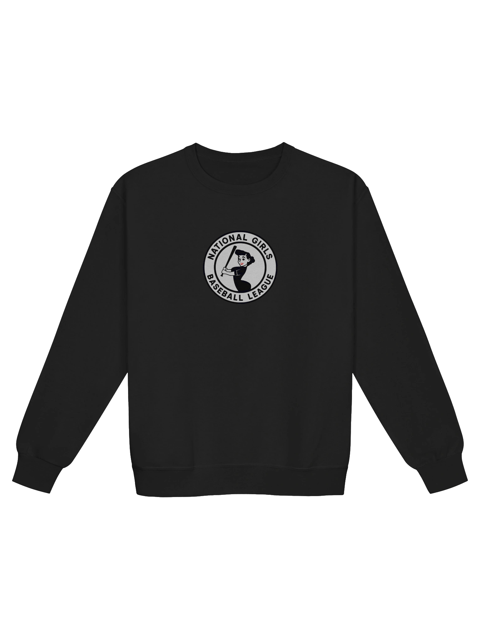 NGBL Legacy Collection Classic Unisex Crew Neck Sweatshirt Black product image (1)