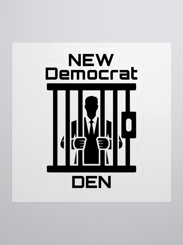NEW Democrat DEN Prison Bars Graphic Stickers product image (1)