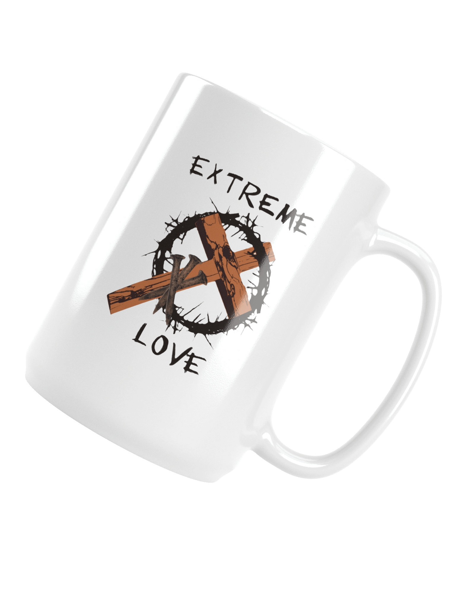 Extreme Love Wooden Cross Mug product image (5)