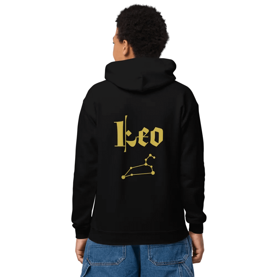 Golden Leo Youth Hoodie product image (13)