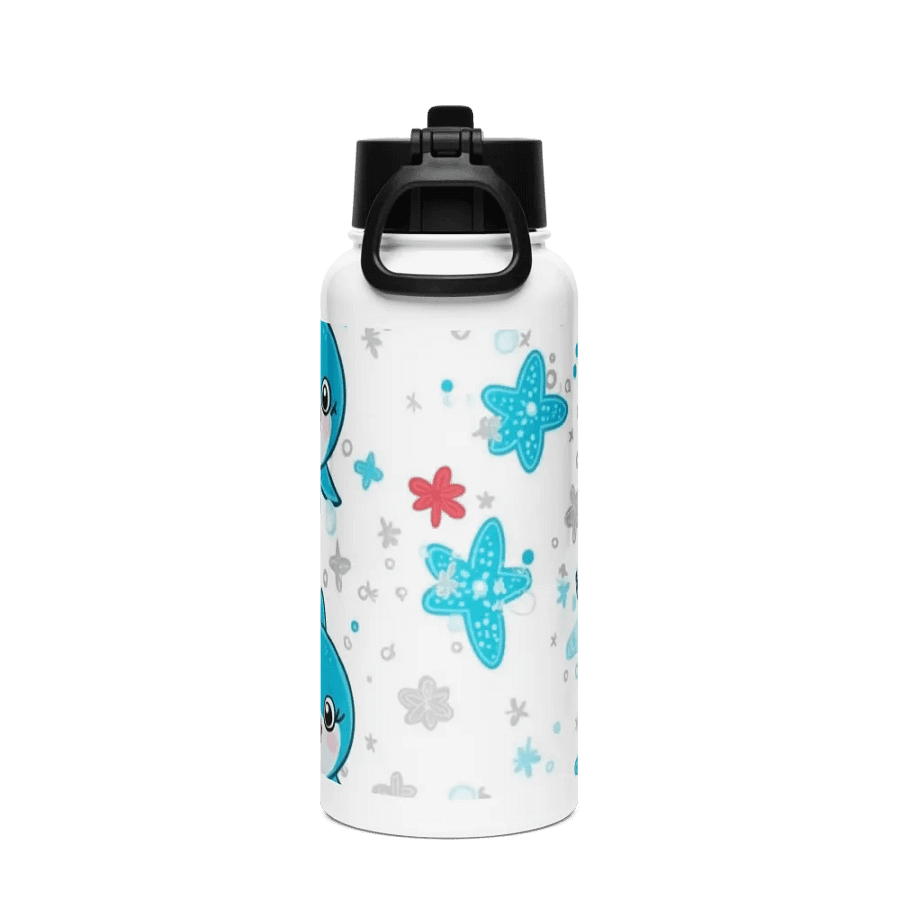 Whimsical Baby Shark Stainless Steel Water Bottle product image (2)
