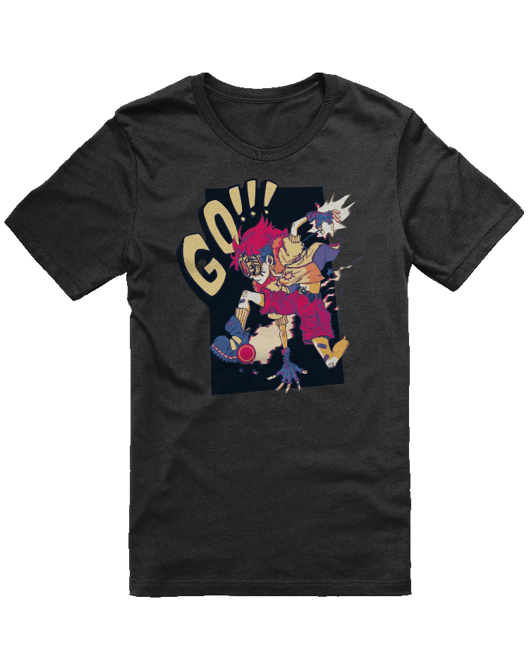 GO!! Shirt [Berry] product image (1)