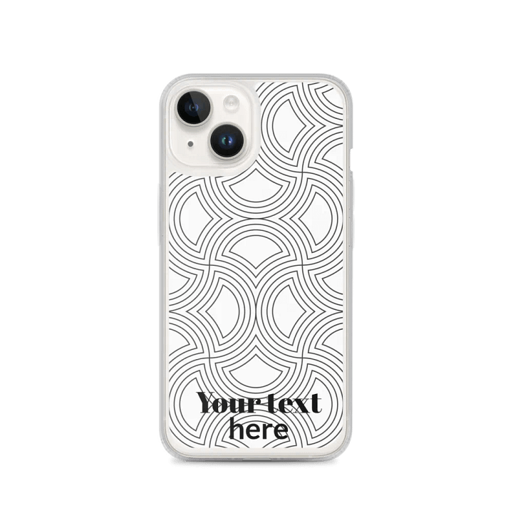 Interlock Geometric iPhone® MagSafe® Clear Case product image (4)