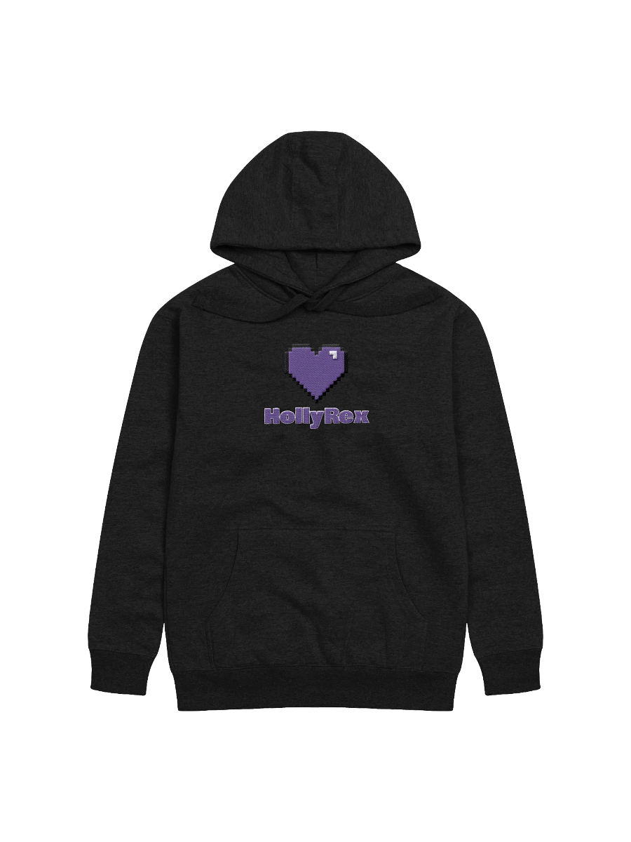 HollyRex Pixel Heart Embroidered Hoodie product image (10)