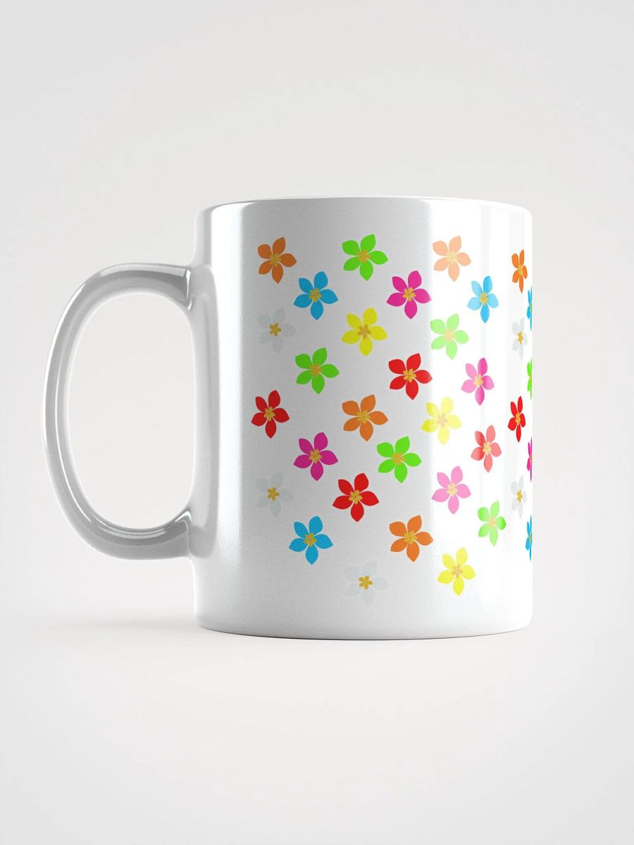 Colorful Flower Petals White Mug product image (12)