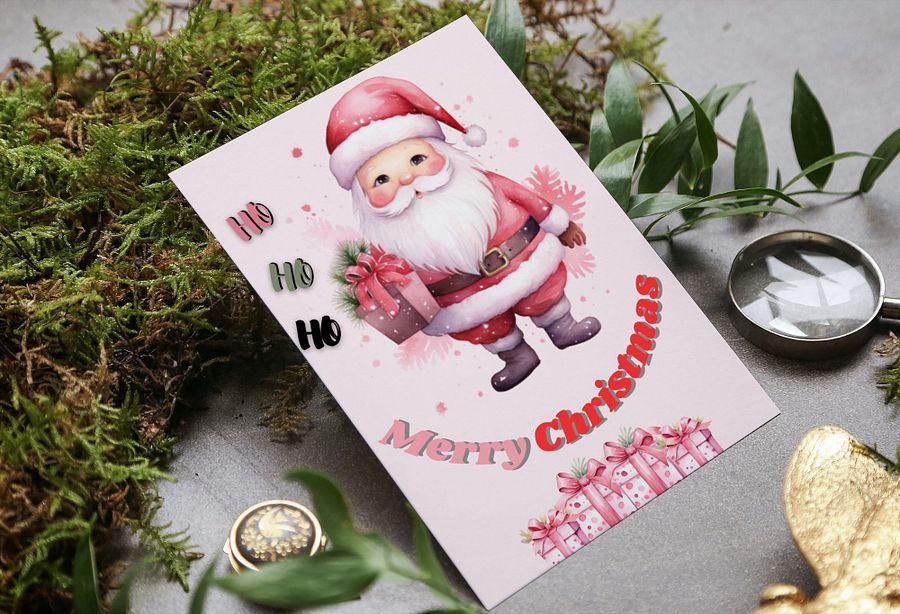 Christmas and New year greetings cards Bundle No 6 (5Cards) product image (2)