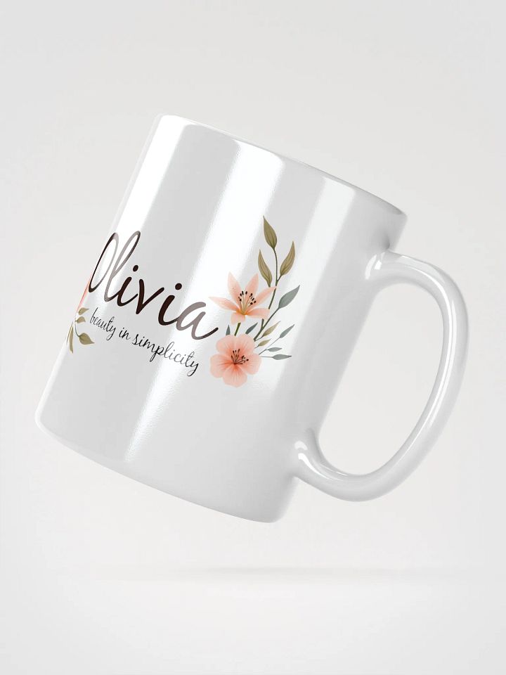 Olivia Mug: Celebrate Beauty in Simplicity with Personalized Elegance product image (2)