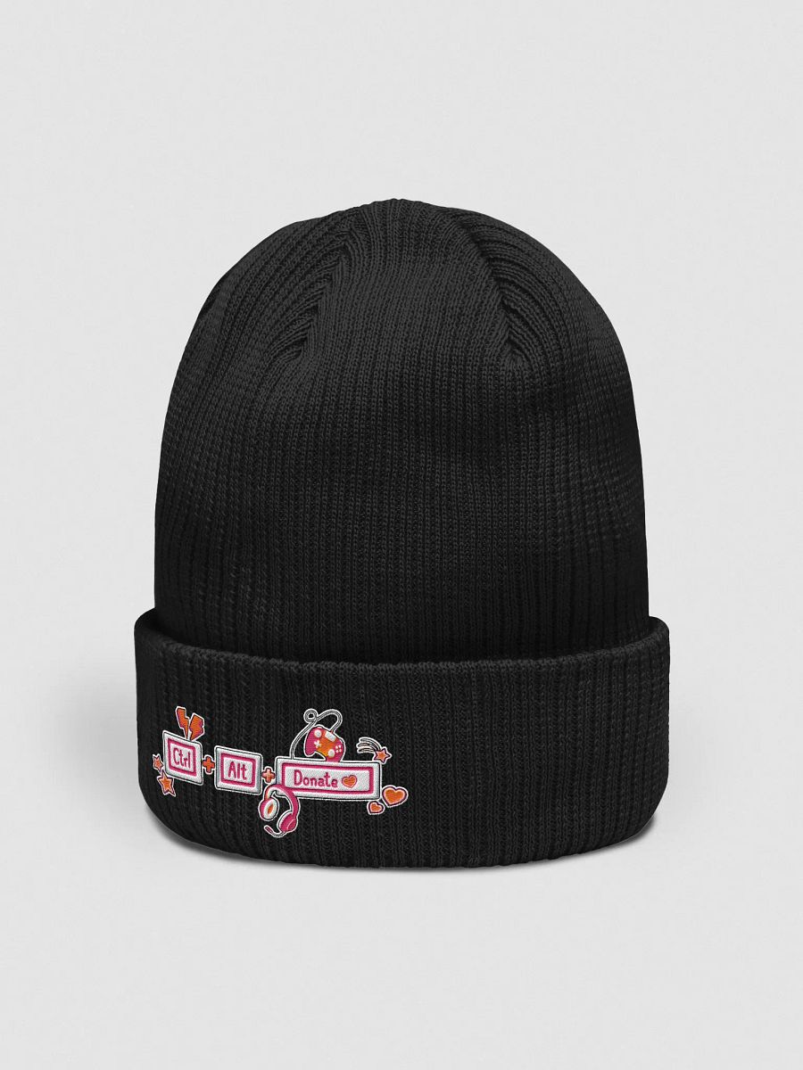 CTRL ALT Donate 2025 - Beanie Embroidered (Pink Logo) product image (3)