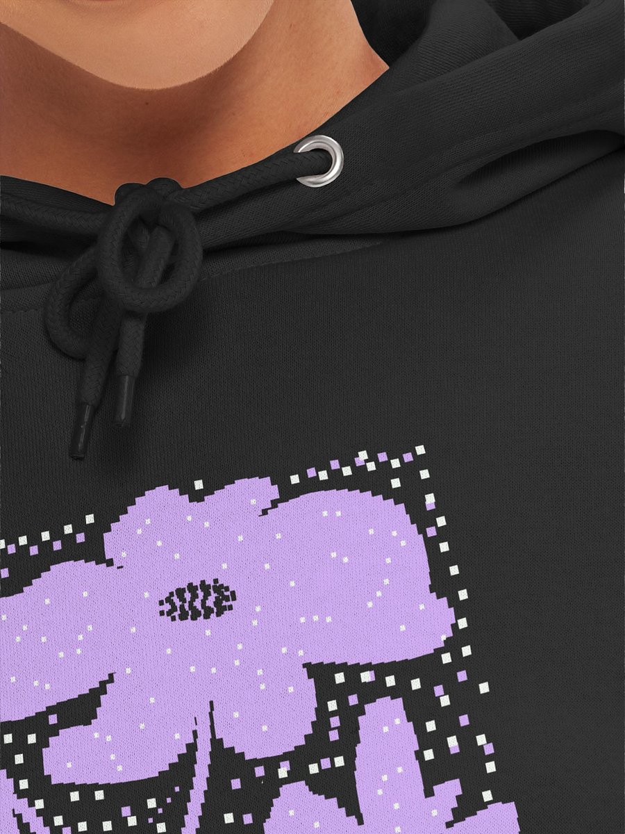 Purple Petal Paradise Hoodie product image (7)