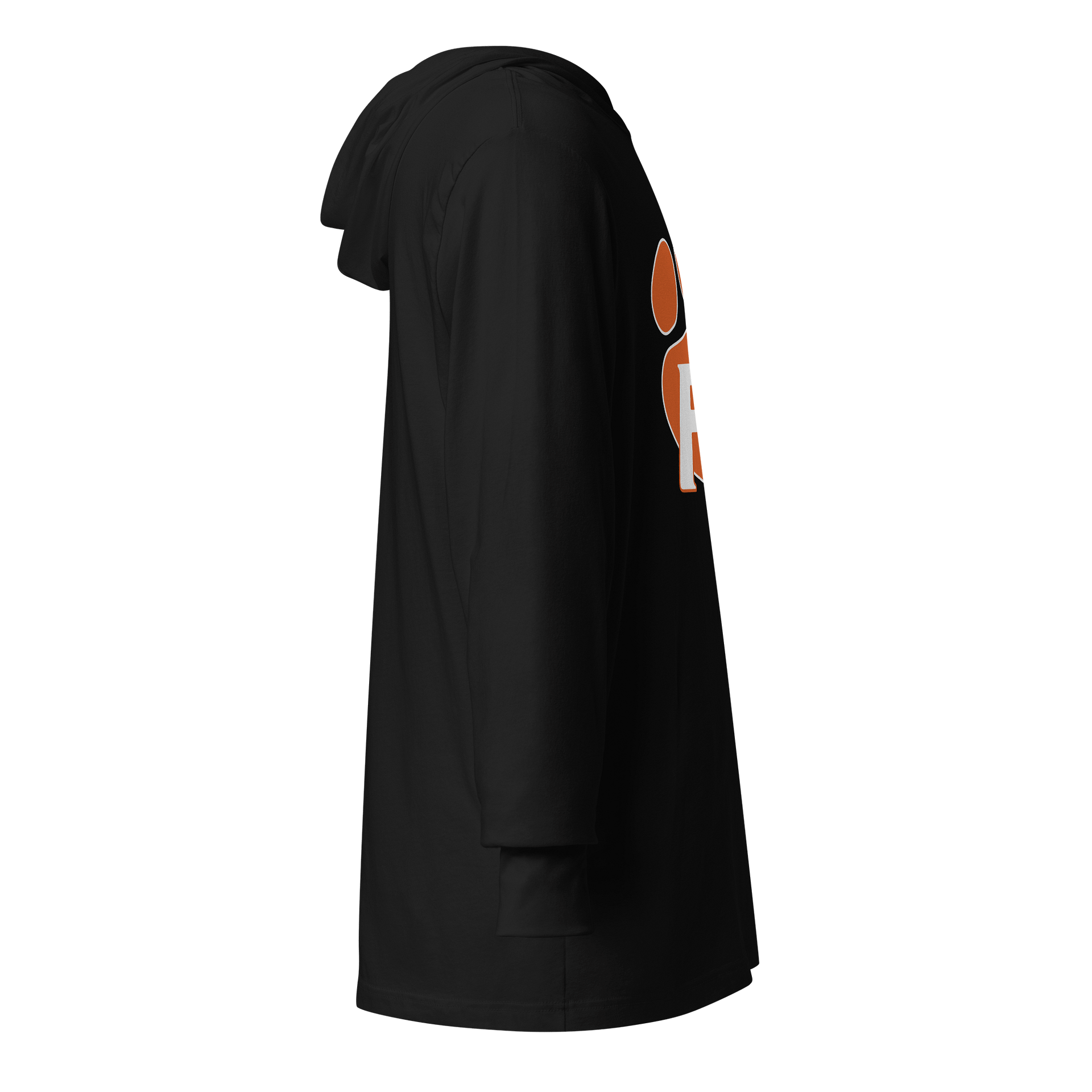 Fallston HS - Paw Print Long Sleeve Tee Hoodie product image (5)