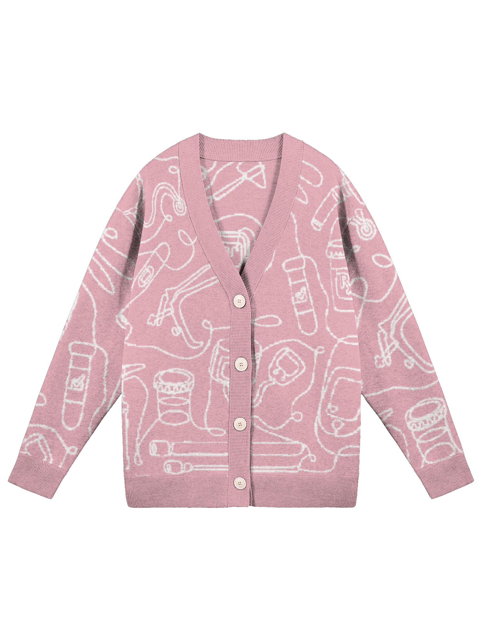 Service Lines (Family Medicine - Hot Pink Cardigan) product image (1)