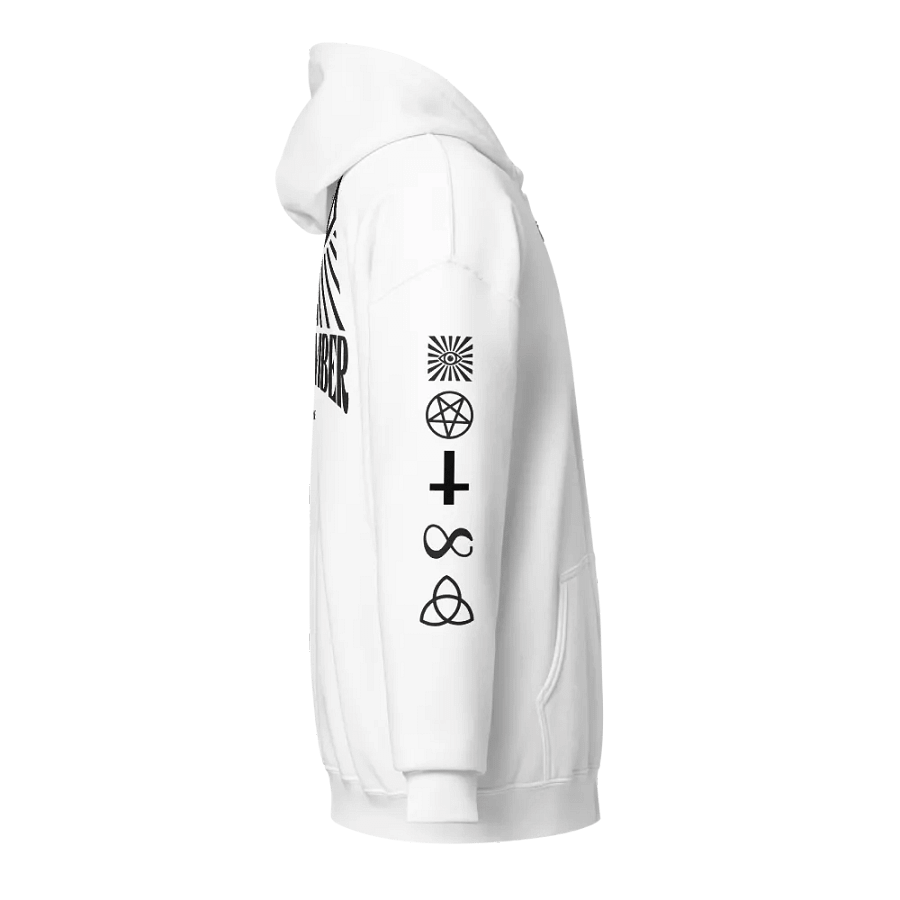 Not A Cult Member Hoodie (White) product image (4)