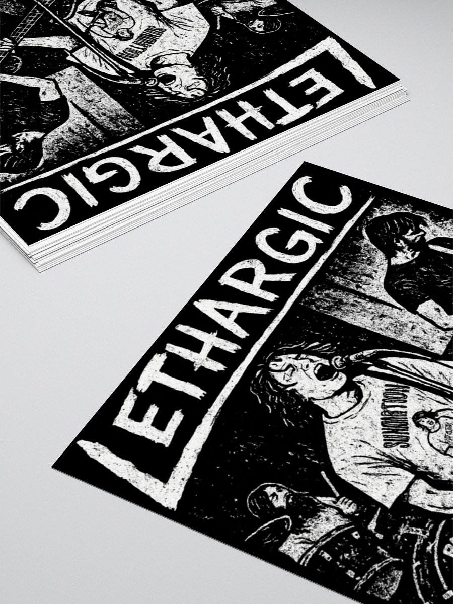 Lethargic (V1) "Too Cool" Sticker product image (8)