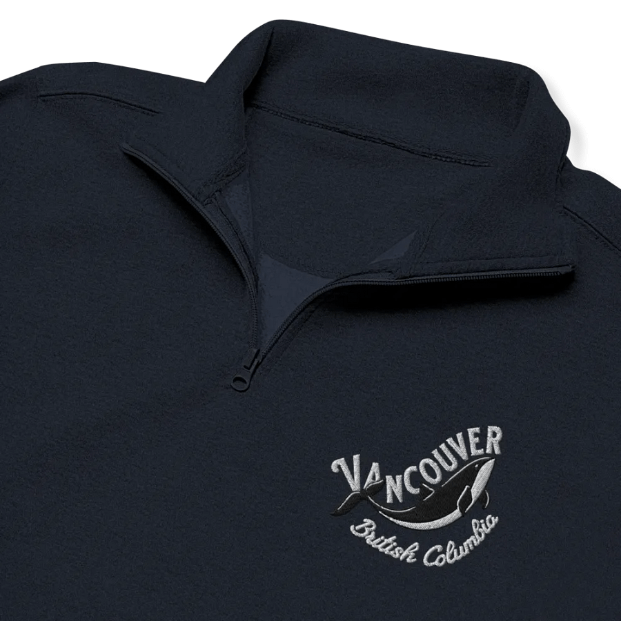 Vancouver Whale Embroidery Half Zip product image (21)