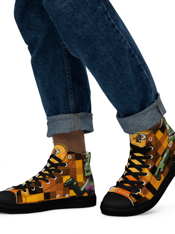 Patient PixelZ High Tops (Pixel Ember) Mens product image (10)